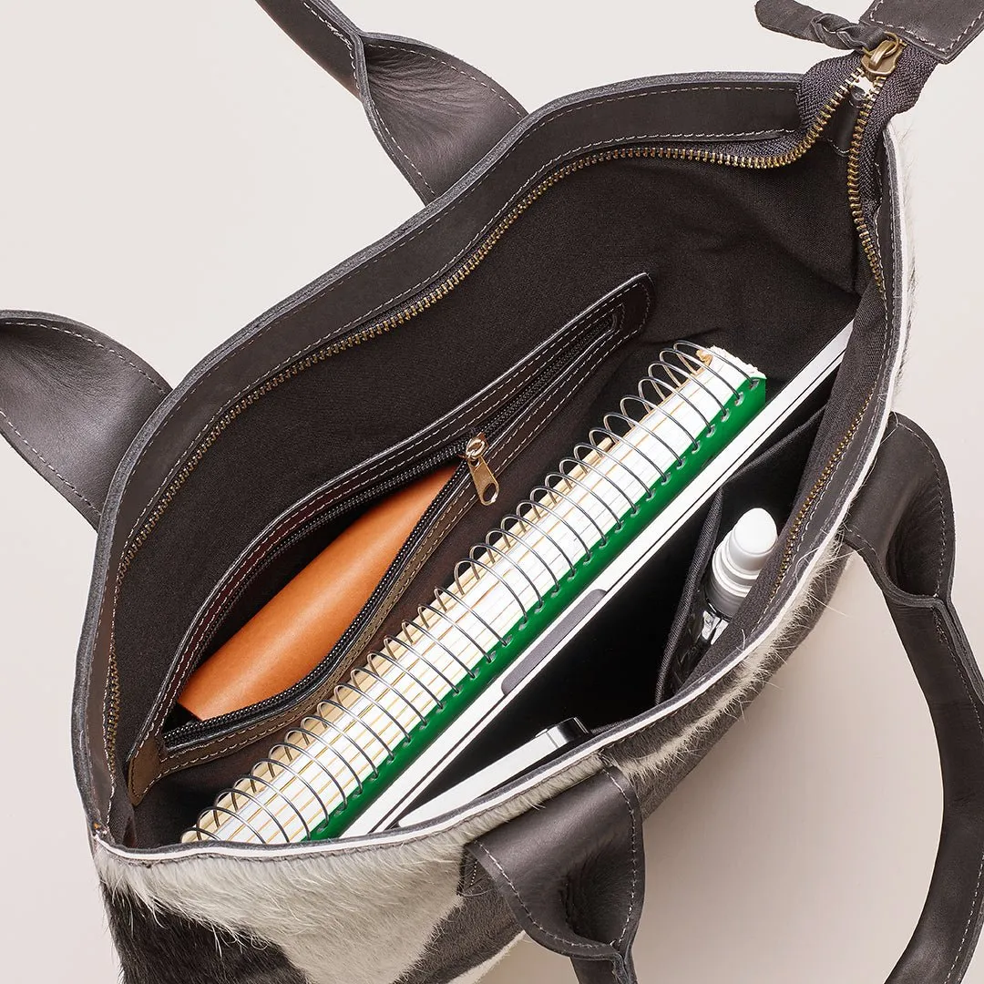 Cow Hair Tote