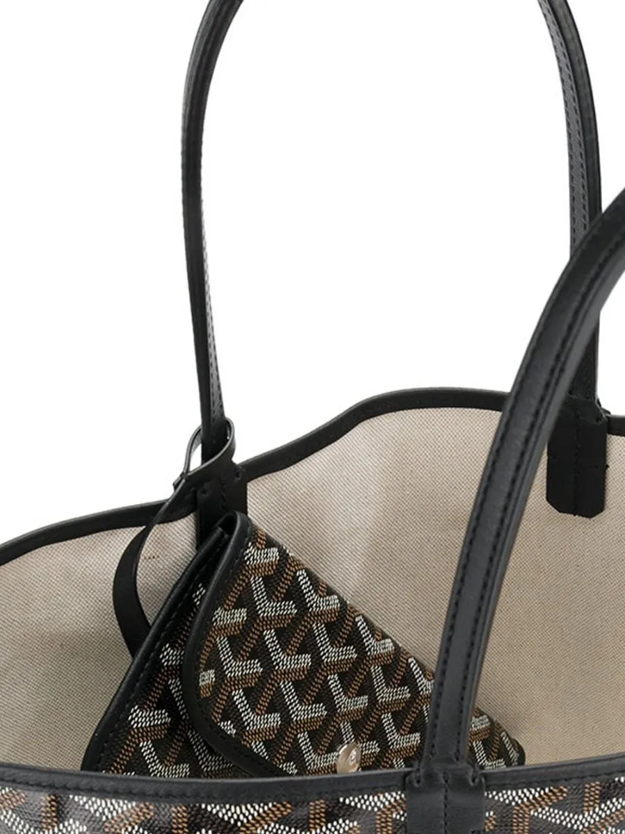 Customised Black 'Fornasetti Eye' Monogram St Louis PM Bag