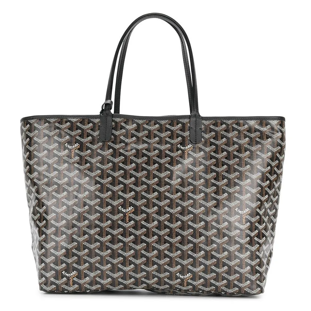 Customised Black 'Fornasetti Eye' Monogram St Louis PM Bag