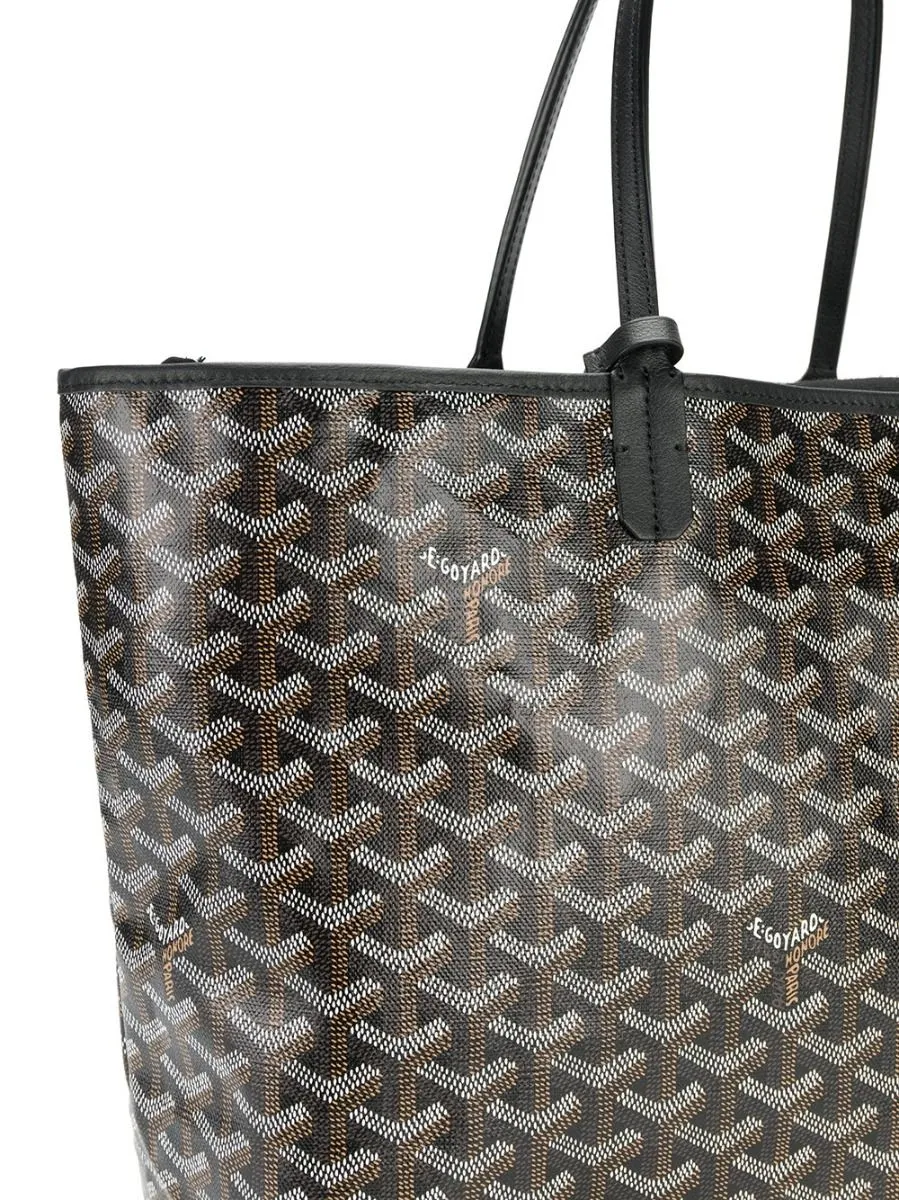 Customised Black 'Fornasetti Eye' Monogram St Louis PM Bag