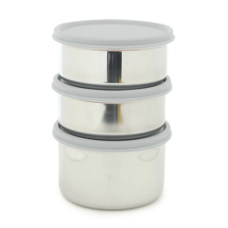 Darian Grey Lunch Box (500 ml/350 ml) - Four Piece Set