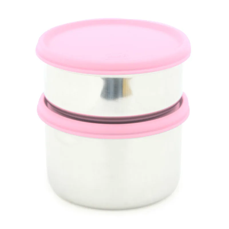 Darian Pink Lunch Box (500 ml/350 ml) - Three Piece Set