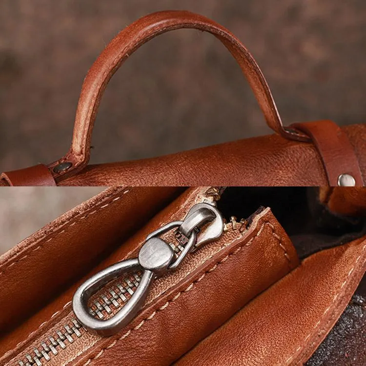 Designer Leather Handbags Women's Leather Satchel Bag Purse for Women