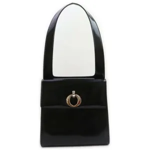 Dior Shoulder Bagsdesigner Purses Black Leatherchrome Satchel