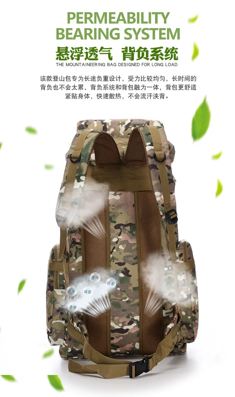 Durable Outdoor Equipment Climbing Hiking Backpack Bags
