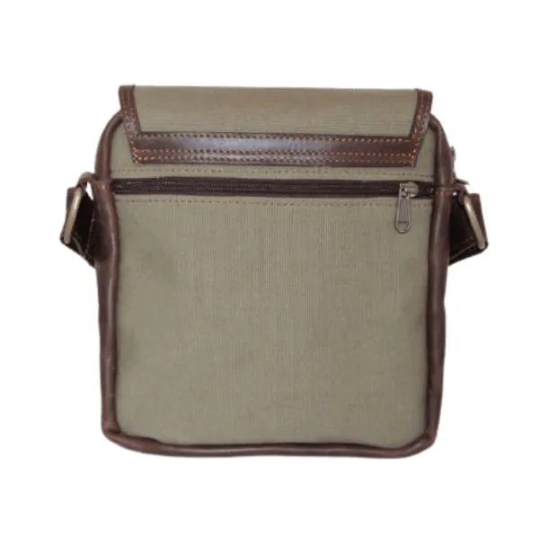 East Coast Leather & Canvas Messenger Bag