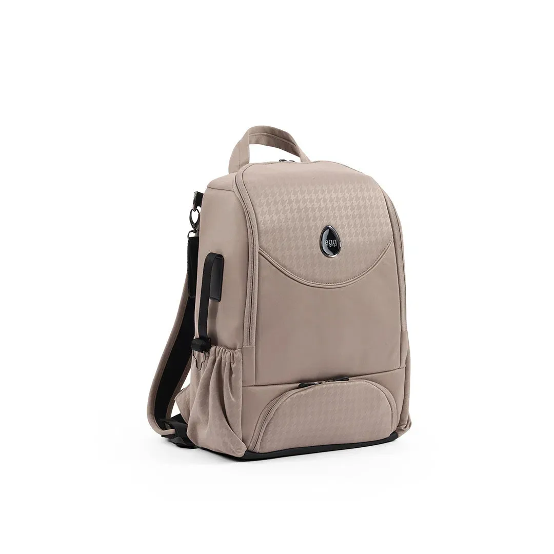 Egg3 Toploader Backpack - Houndstooth Almond