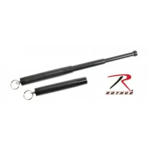 Expandable Baton With Keyring / Black - 12"