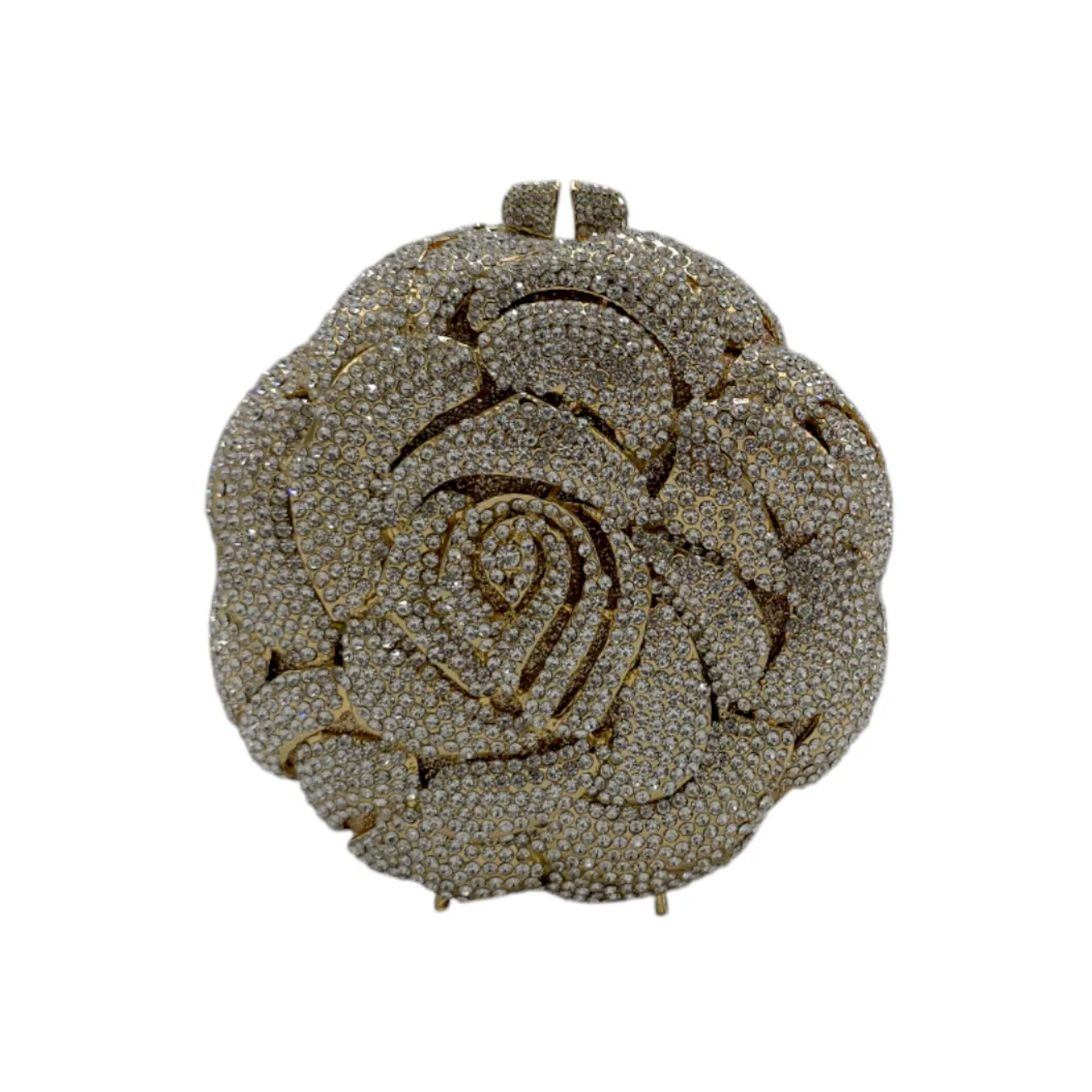 Exquisite Round Floral Clutch