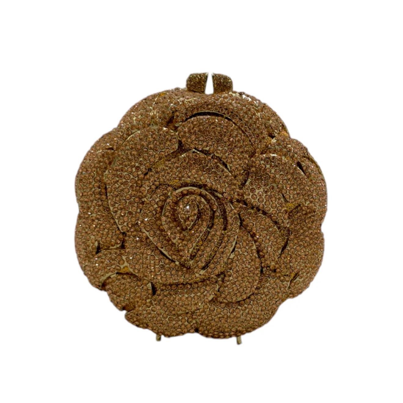 Exquisite Round Floral Clutch