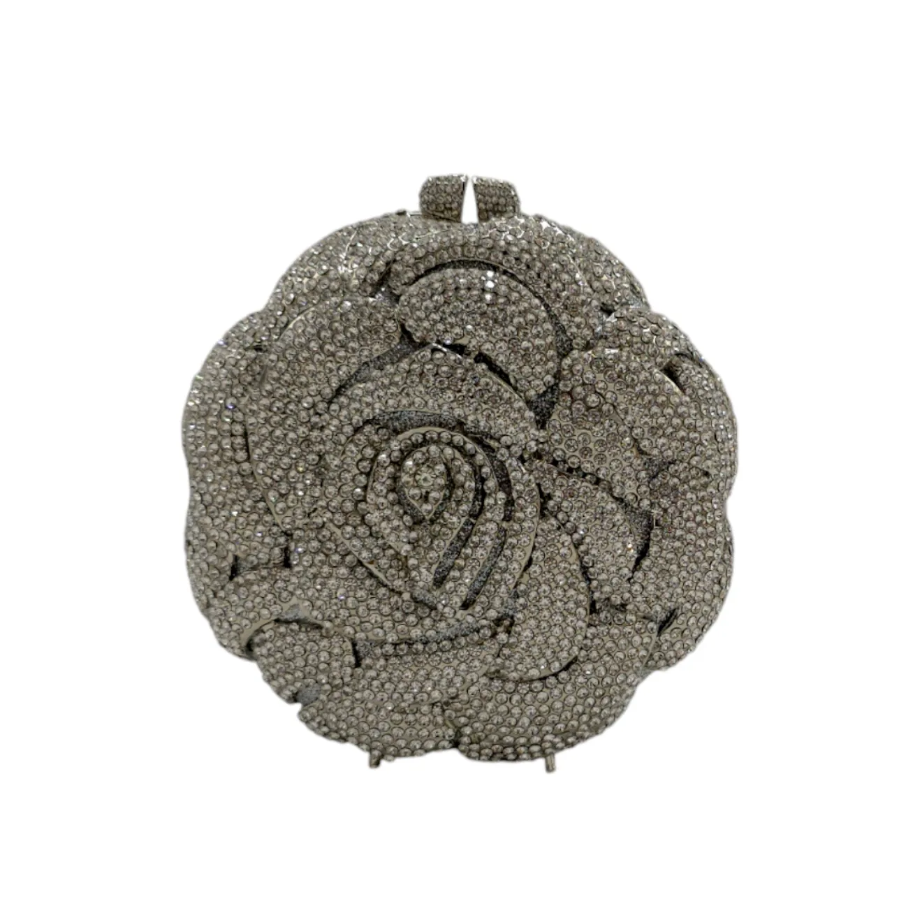 Exquisite Round Floral Clutch