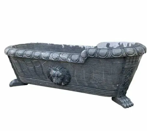 Exquisite Solid Marble Luxury Soaking Tub