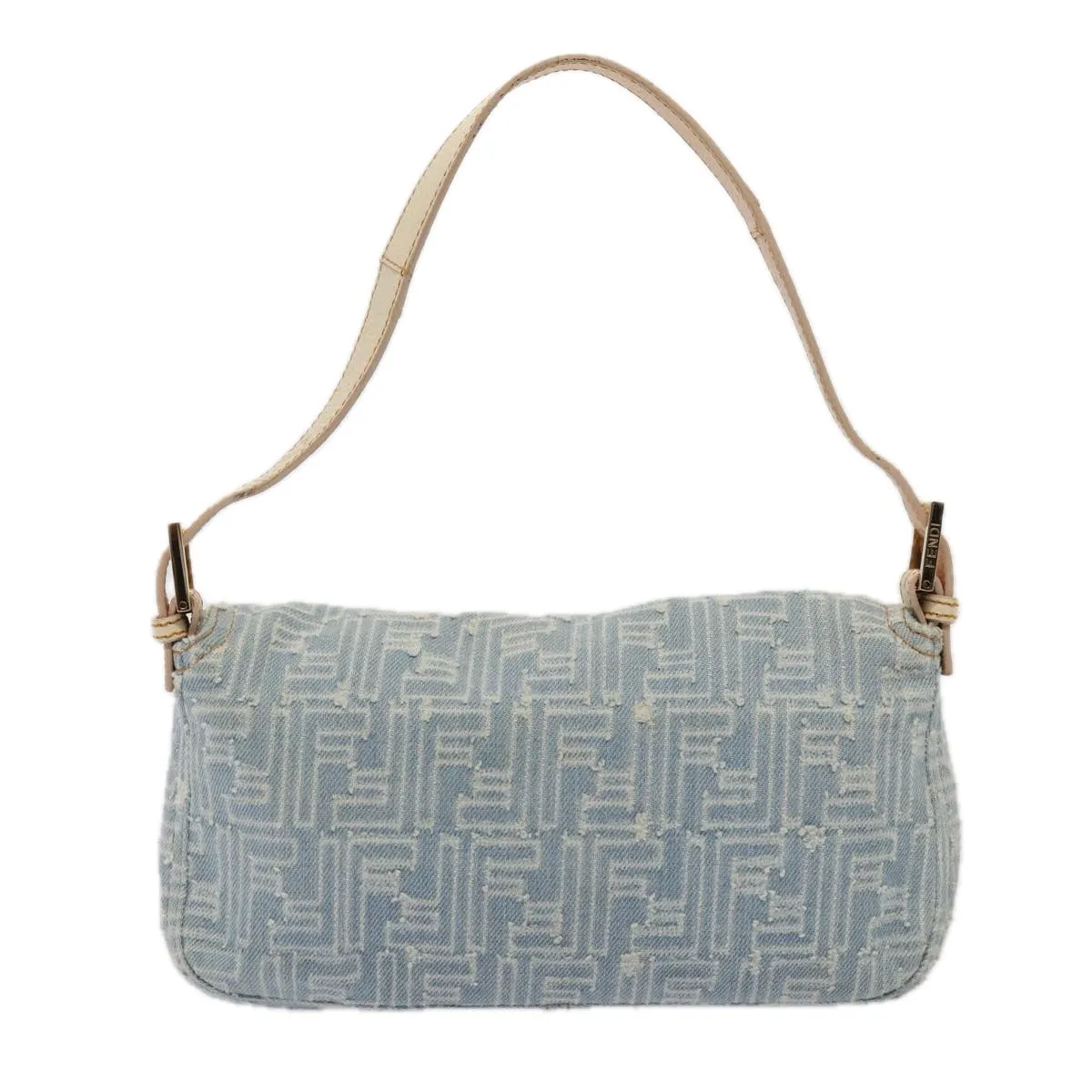 Fendi Baguette  Canvas Shoulder Bag ()