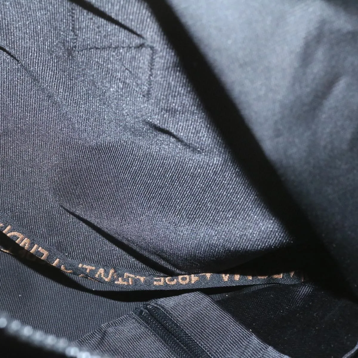 FENDI Boston Bag Nylon 2Way Black  am998g