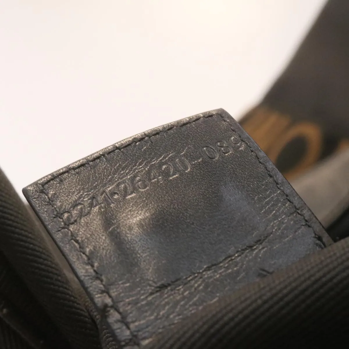 FENDI Boston Bag Nylon 2Way Black  am998g
