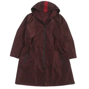 FENDI coat FAA864 polyester Red black 48