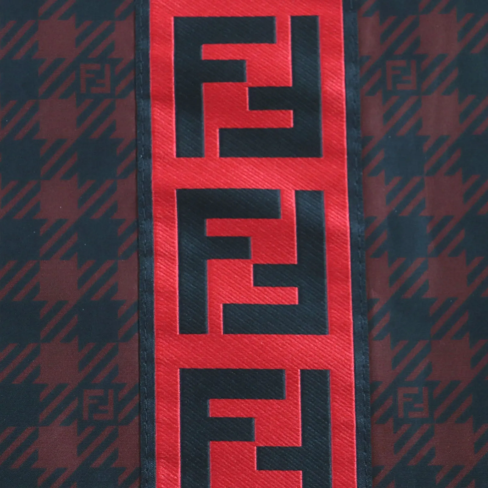 FENDI coat FAA864 polyester Red black 48