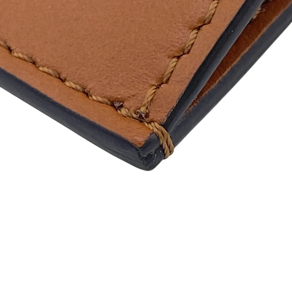 FENDI Coin case 8M0423 leather Brown