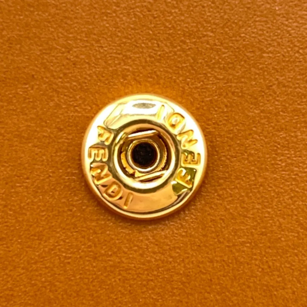 FENDI Coin case 8M0423 leather Brown