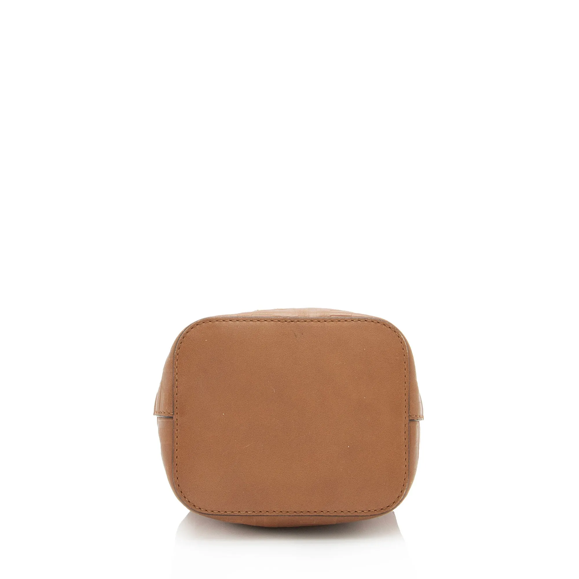 Fendi FF Embossed Calfskin Mon Tresor Mini Bucket Bag (SHF-E3Olct)