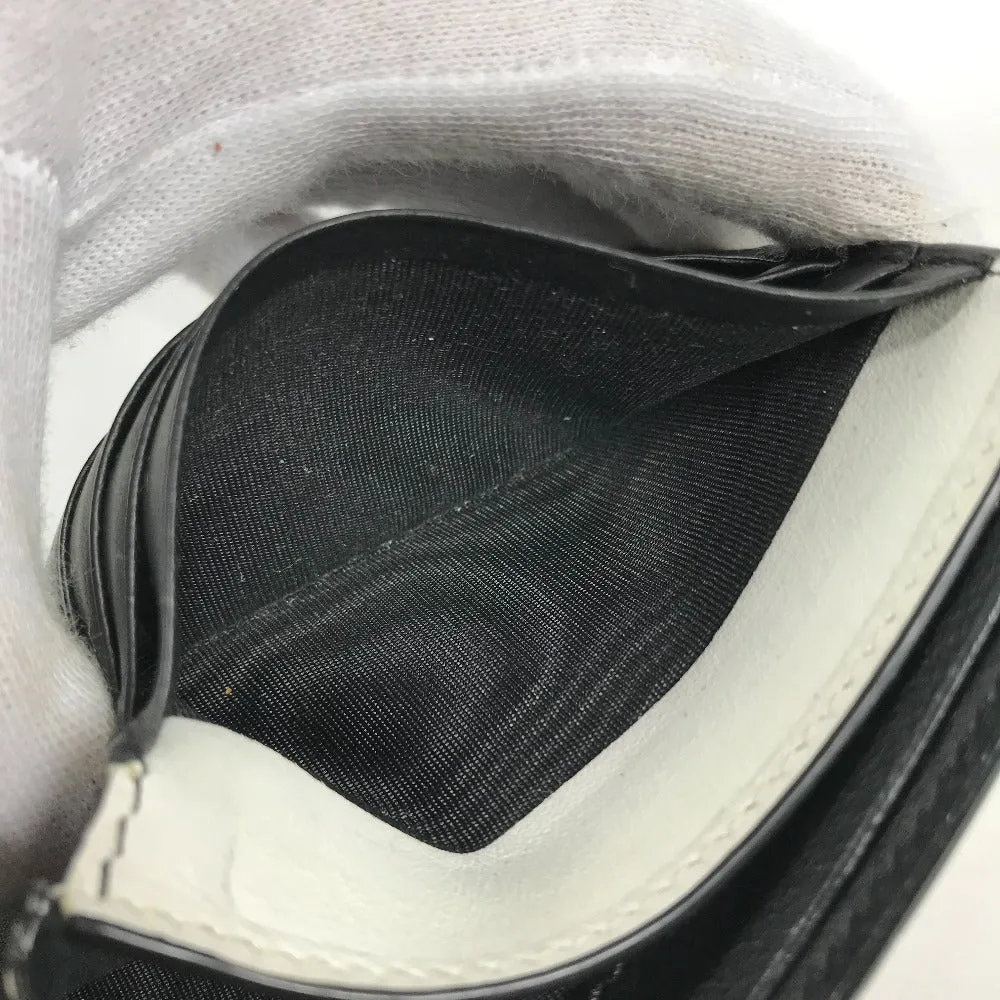 FENDI Folded wallet 7M0169 leather white Compact wallet Joshua Vides Collaboration mens Used