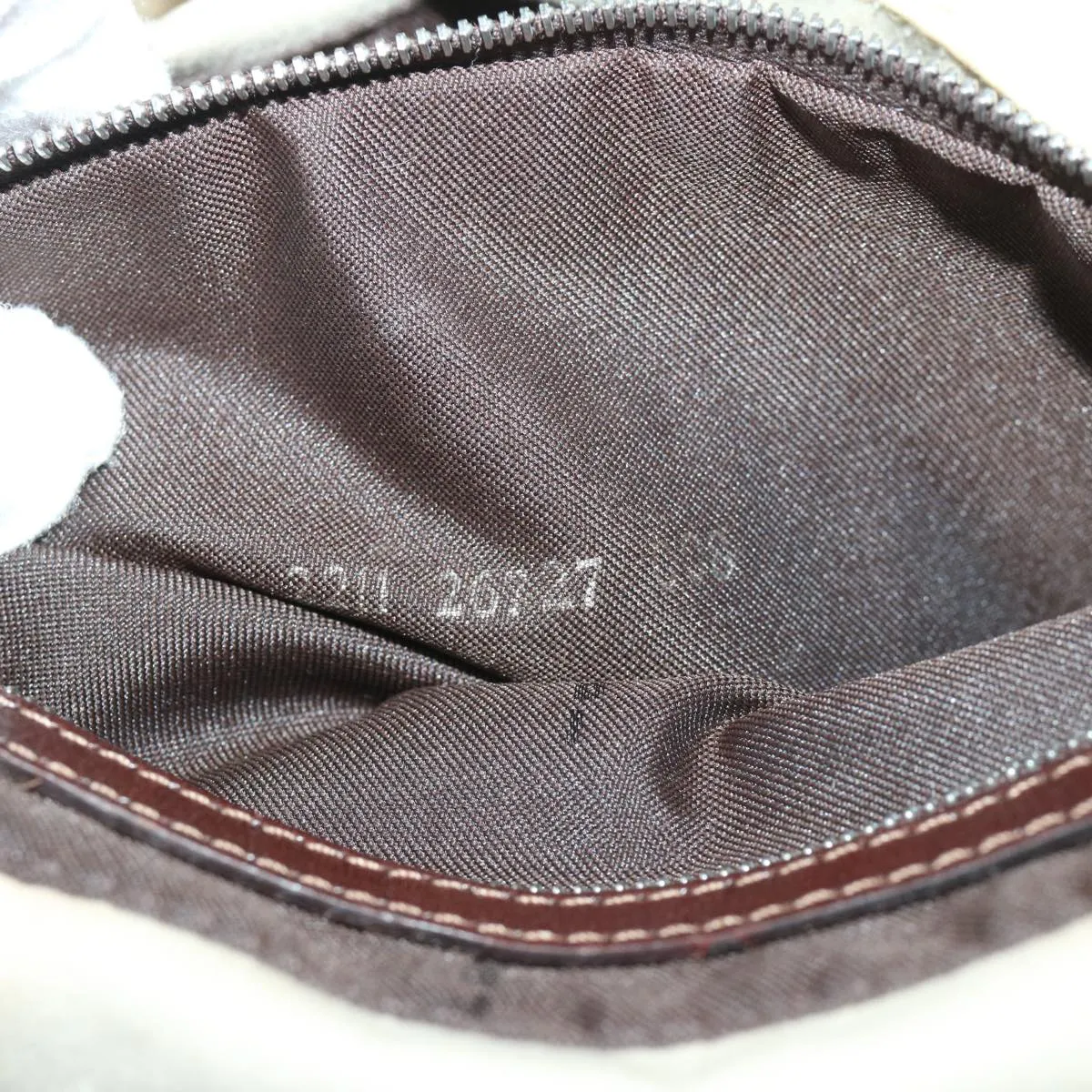 Fendi Mamma Baguette  Canvas Shoulder Bag ()