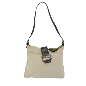 Fendi Mamma Baguette  Canvas Shoulder Bag ()