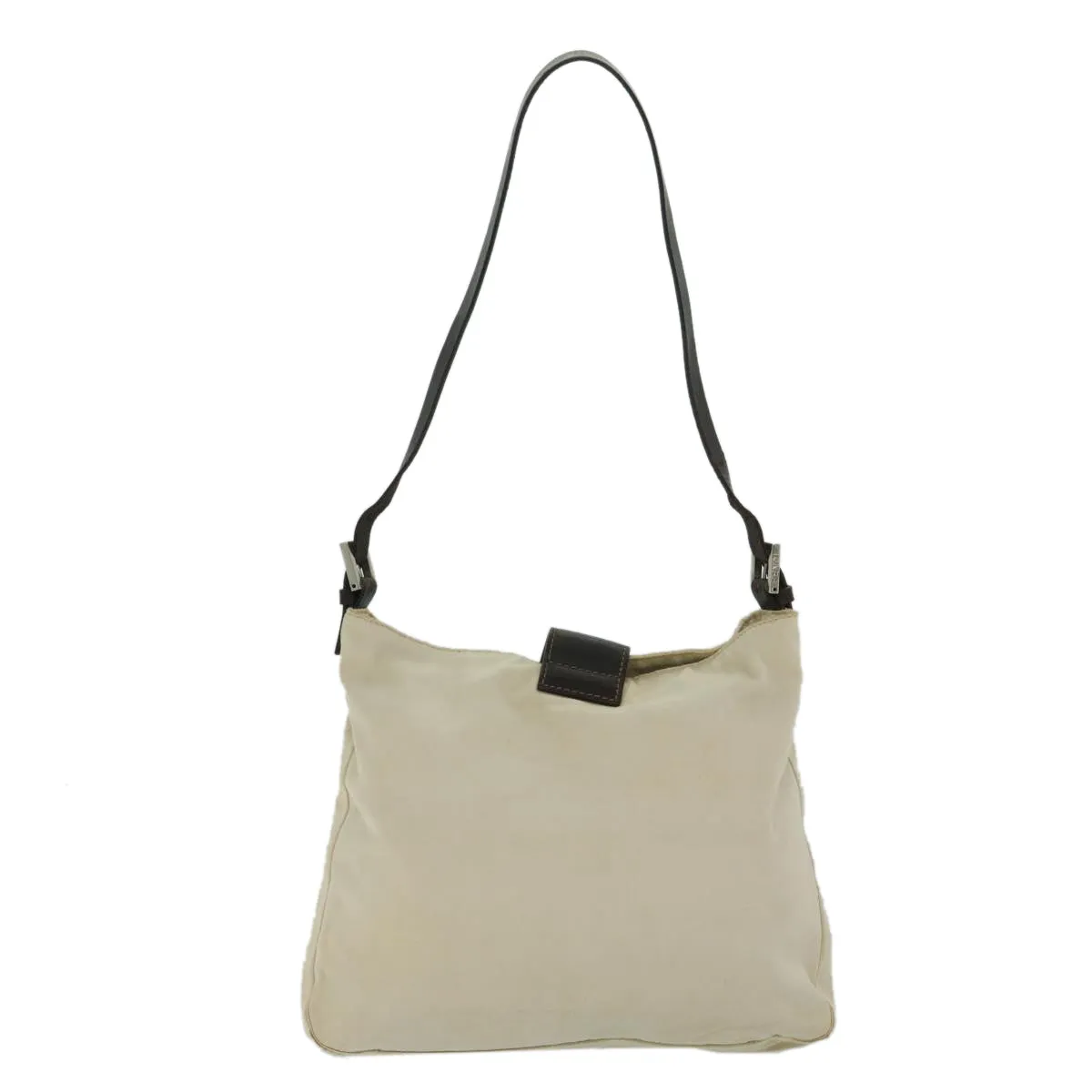 Fendi Mamma Baguette  Canvas Shoulder Bag ()