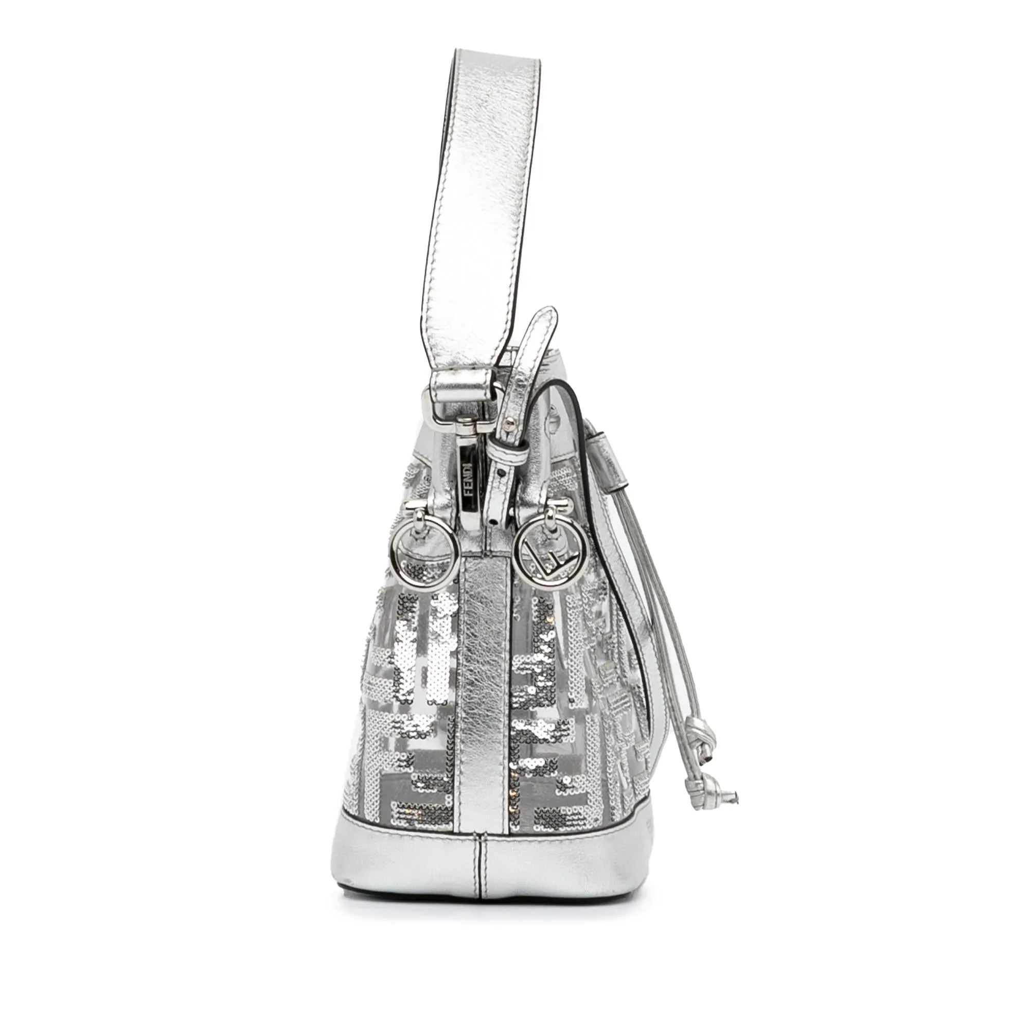 Fendi Mini Mon Tresor Sequined Bucket Bag (SHG-qQnN4Z)