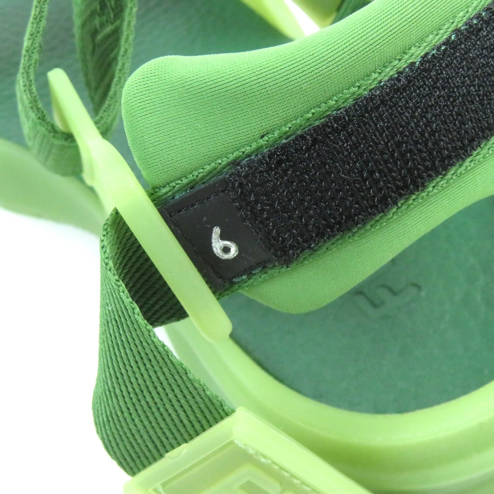 FENDI Sandals 7X1503 rubber green FENDI FLOW SANDALS 6