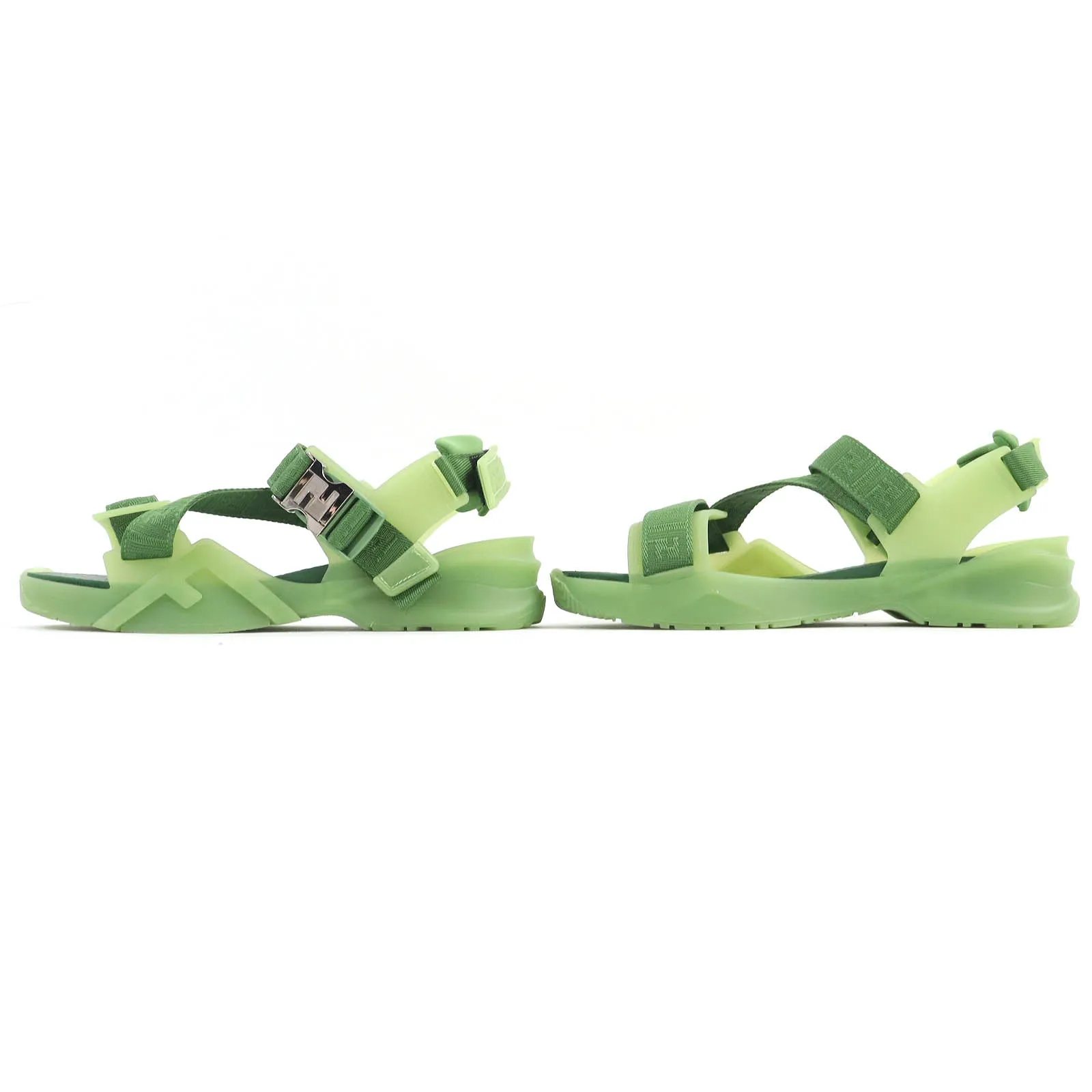 FENDI Sandals 7X1503 rubber green FENDI FLOW SANDALS 6