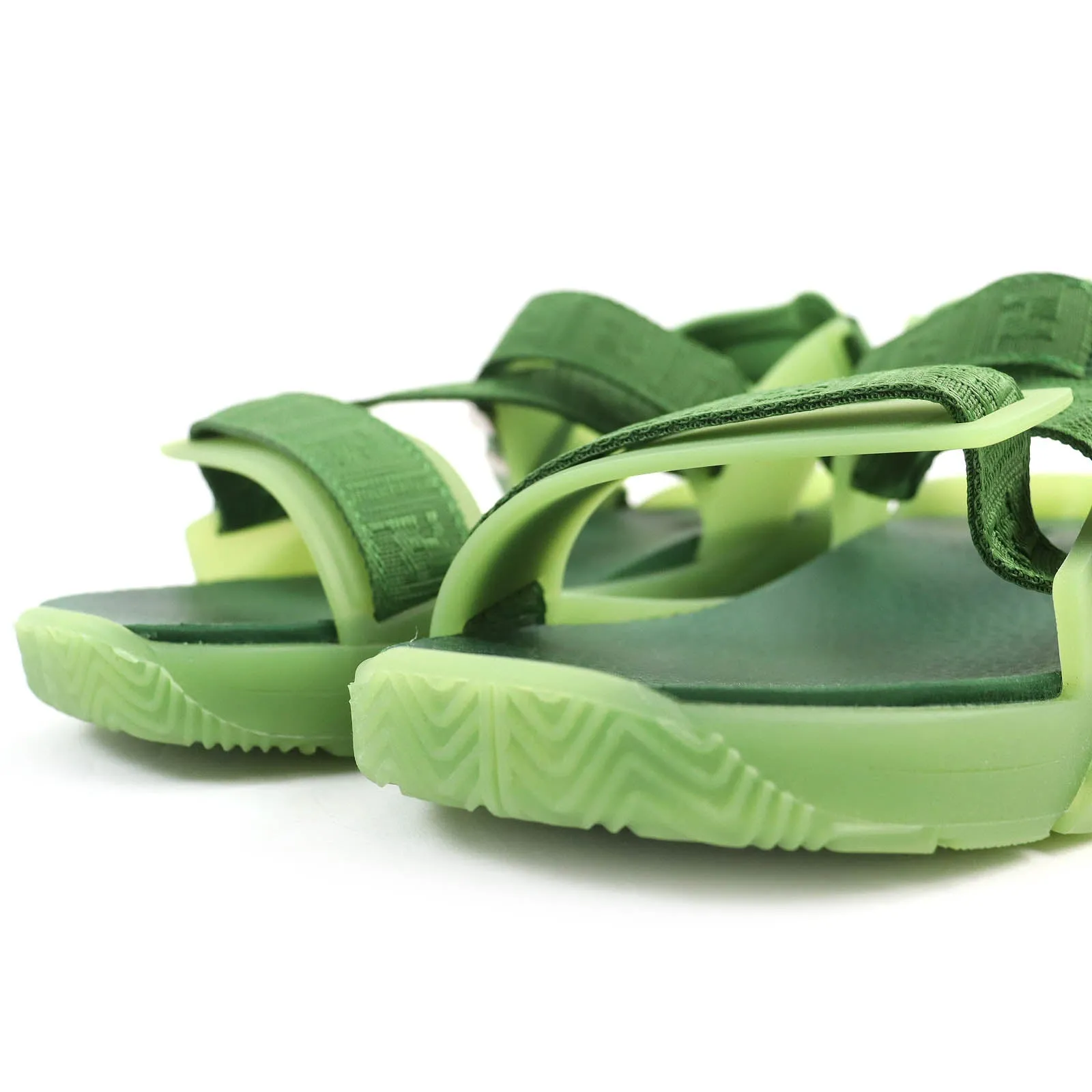 FENDI Sandals 7X1503 rubber green FENDI FLOW SANDALS 6