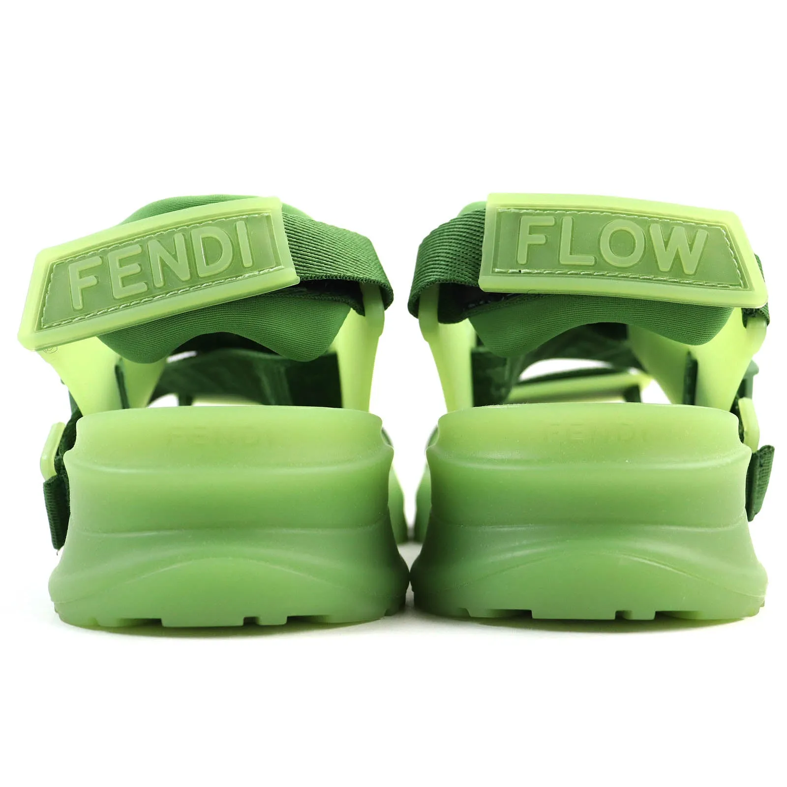 FENDI Sandals 7X1503 rubber green FENDI FLOW SANDALS 6