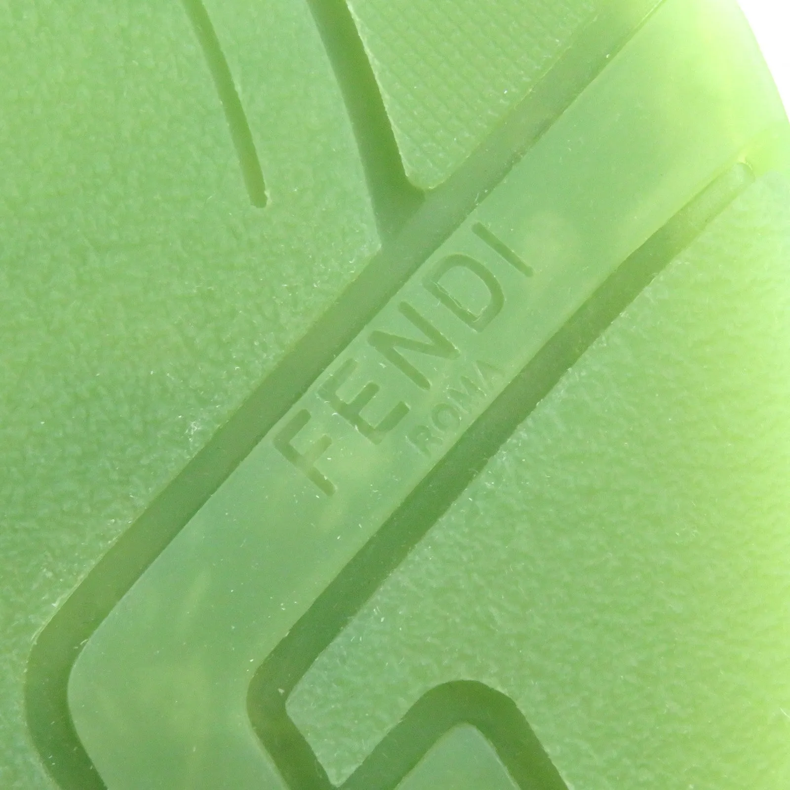 FENDI Sandals 7X1503 rubber green FENDI FLOW SANDALS 6