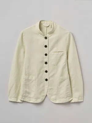Fitted linen jacket