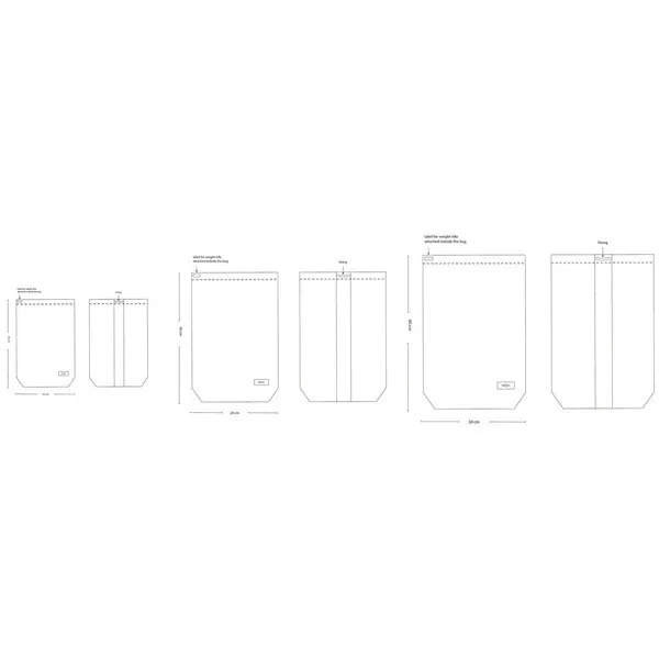 Food Bag Set - Stone