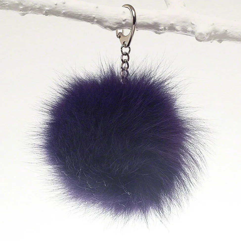 Fox Bag/Key Fob - Purple