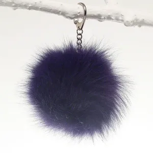 Fox Bag/Key Fob - Purple