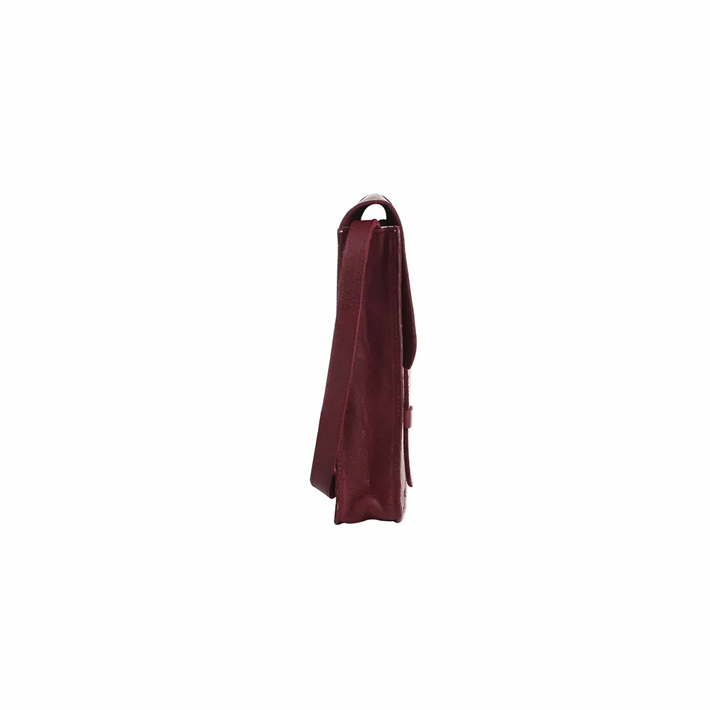 Fundamental Messenger Bag I -Burgundy