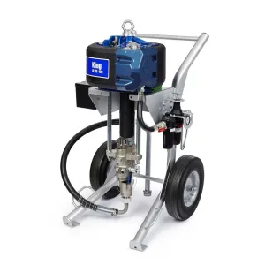 Graco K45FH1 King 45:1 Sprayer, Integrated Filter, Heavy Duty Cart, Air Controls, Siphon Kit, XTR-5, 50 ft (15 m) Hose, 6 ft (1.8 m) Whip