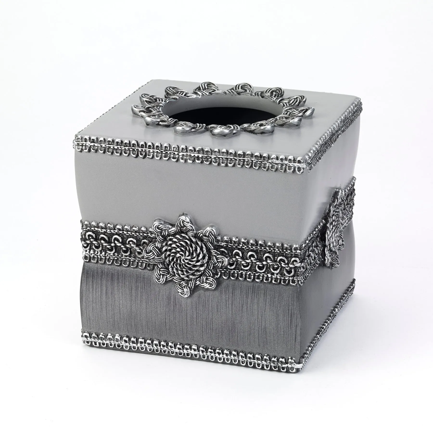 Granite Braided Medallion Tissue Cover 11166E