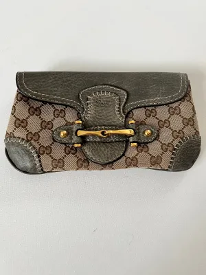 Gucci Pelham Monogram Canvas Clutch Bag