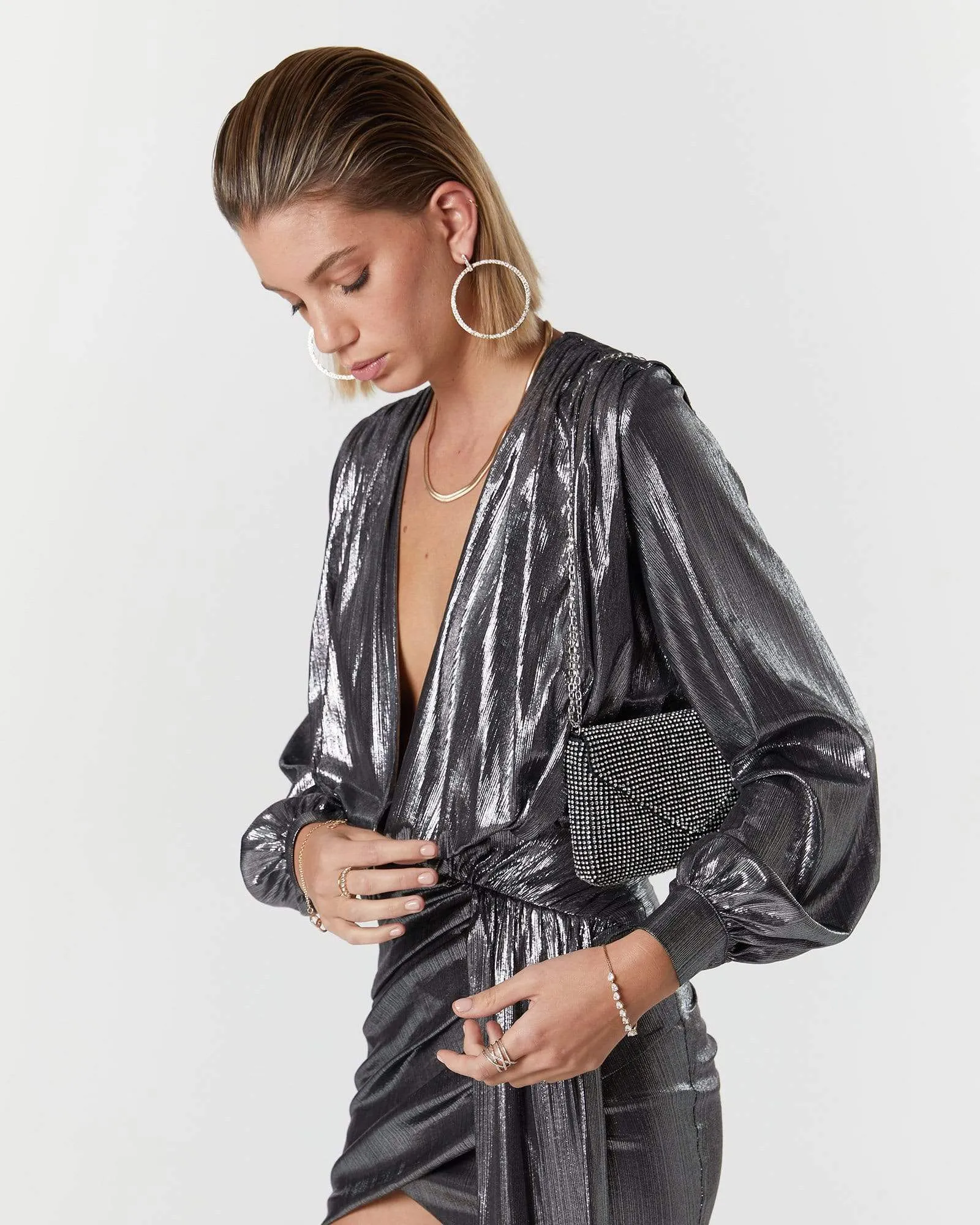 Gunmetal Kylie Crossbody Bag