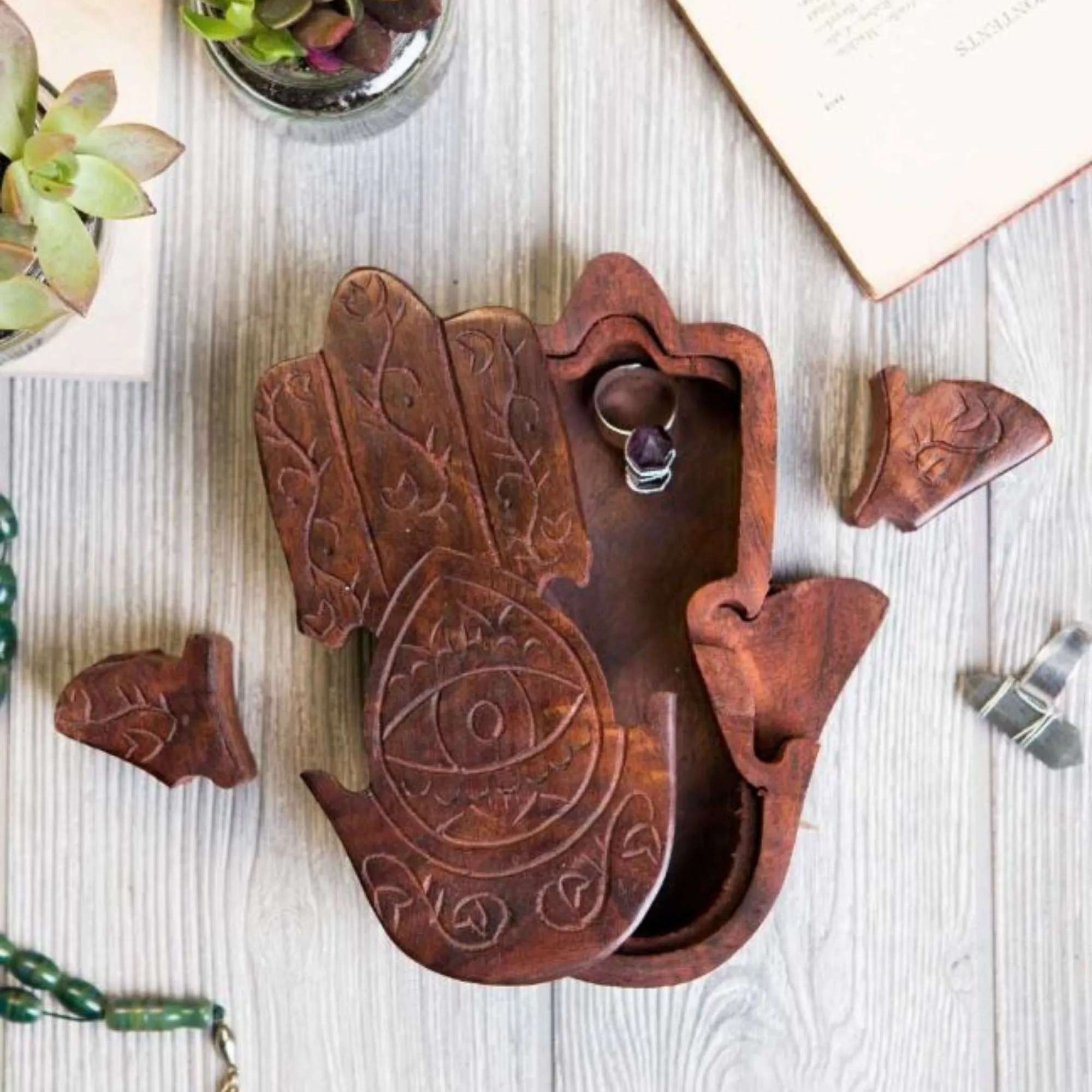 Hamsa Puzzle Box 704