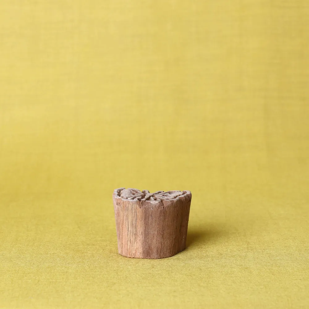 Hand-carved Sheesham Wood Block (Small)
