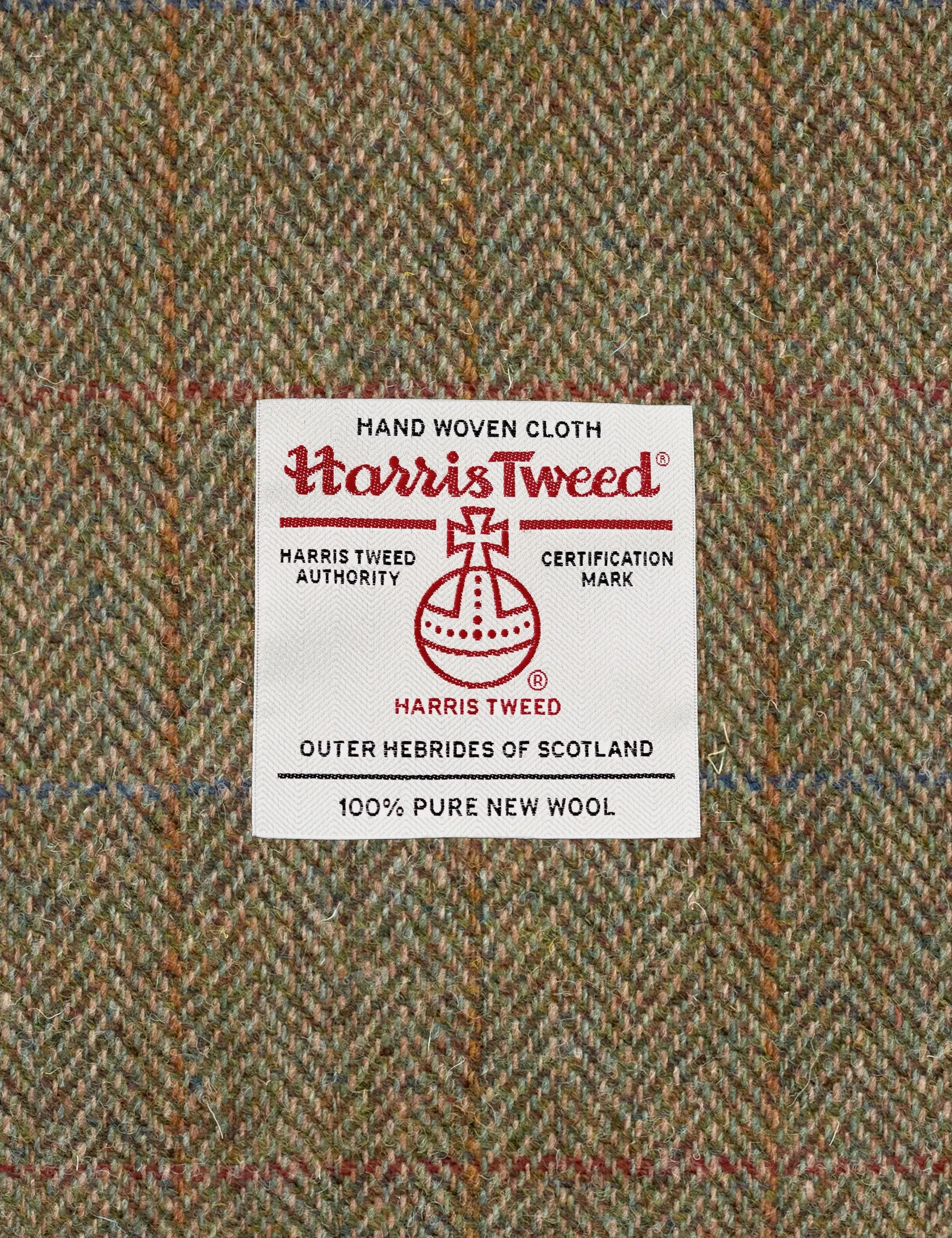 Harris Tweed & Brown Leather Messenger Bag