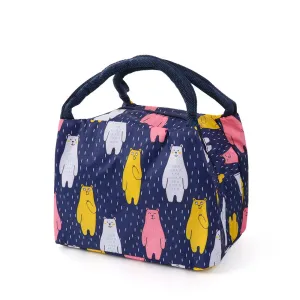 Insulated Thermal Cartoon Printed Food Storage Bags