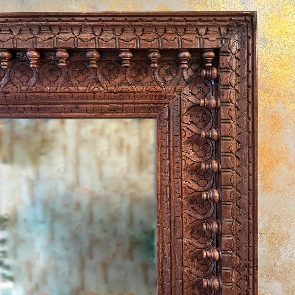 Intricately Carved Mirror