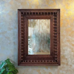 Intricately Carved Mirror
