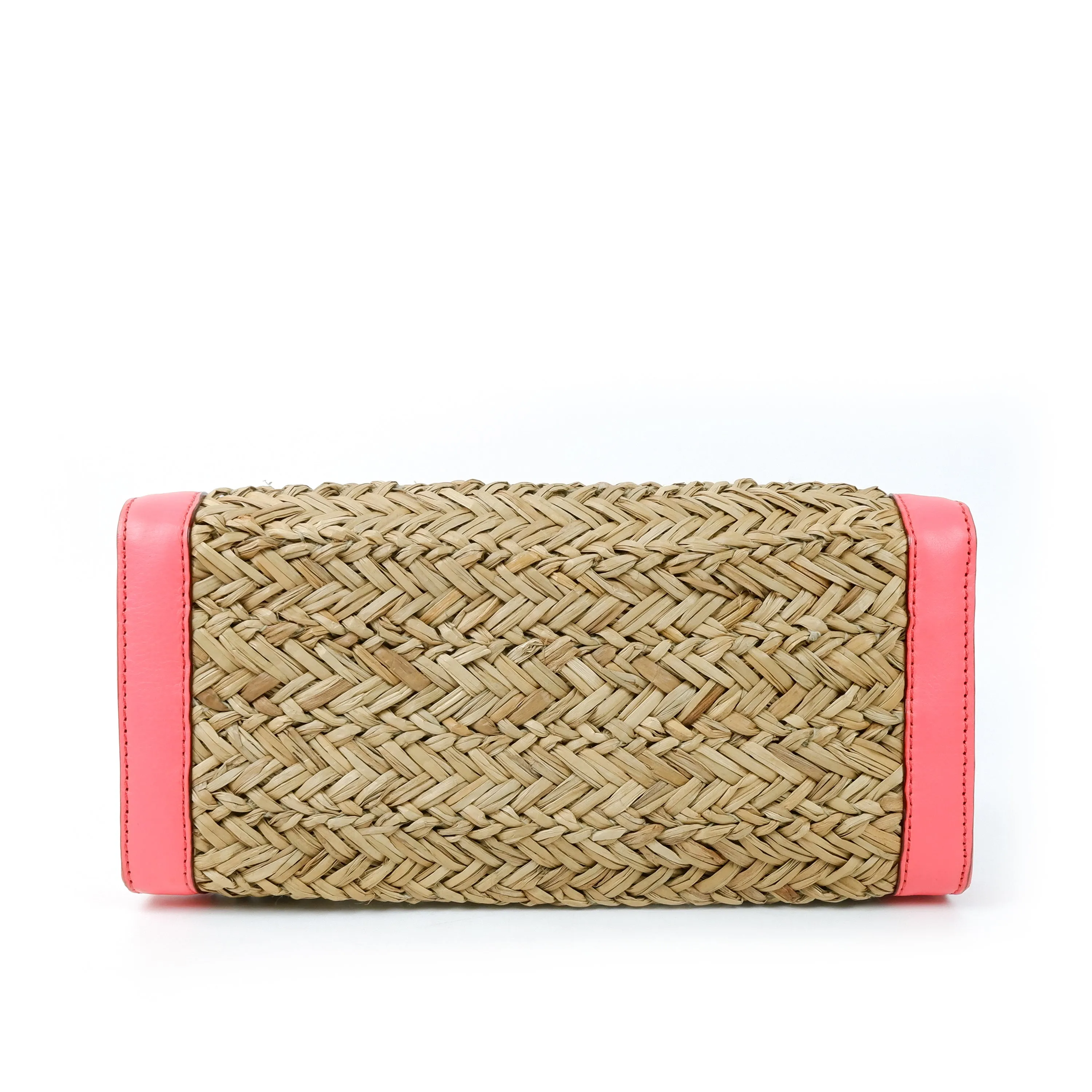 Kate Spade Raffia Clutch Pink